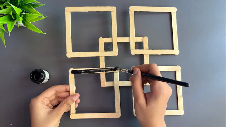 Beautiful Wall Hanging Craft Using Icecream Sticks / Paper Craft For Home Decoration / DIY