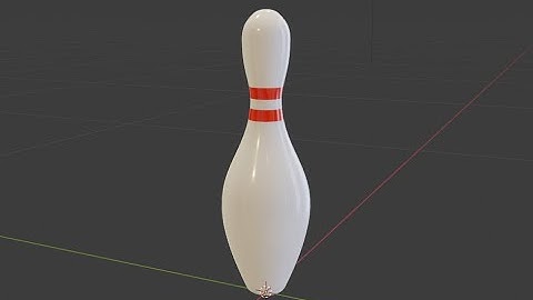 Creating a 3D Bowling Pin in Blender
