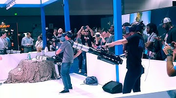 Virtual Reality minigun (displaylink Xr)