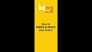 Learn to TRACK YOUR ORDER on bijnis Buyer App | For Support Contact 8006 892 892 screenshot 5
