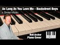 As Long As You Love Me - Backstreet Boys - Piano Cover + Sheet Music