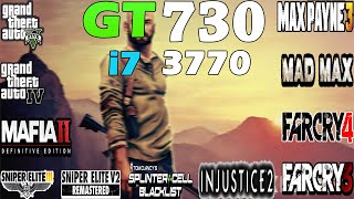 GT 730 2GB GDDR5 Gaming With i7 3770 | 11 Games Tested