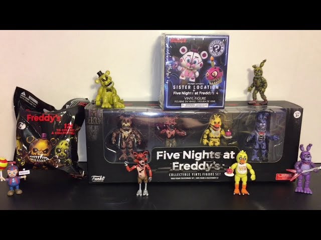 Funko Nightmare Set Of 4 Figures: Five Nights At Freddy's Fnaf 4 Nightmare  Set Of 4 