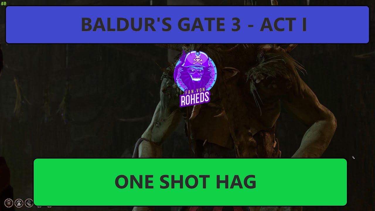 BALDUR'S GATE 3 HAG ETHEL ONE SHOT DIE DEADLY TRAP ONE HIT KILL