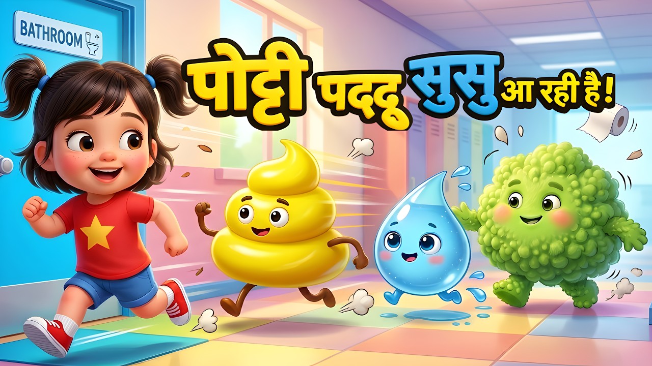 Potty Aa Rahi Song🚽Susu Aa Rahi Hai Song 💦 3D Potty Training Song for ...