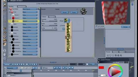 Using shaders in Carrara - the Age case