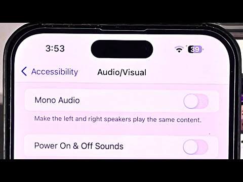 How to enable mono audio on iPhone