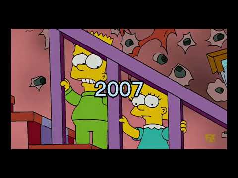 Evolution of Bart Simpson