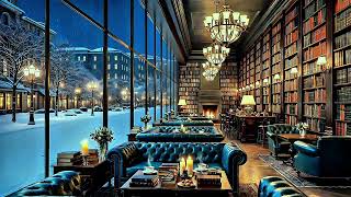 Winter in Paris: Cozy Cafe Ambience with Gentle Snow &amp; Calming Background Music #paris