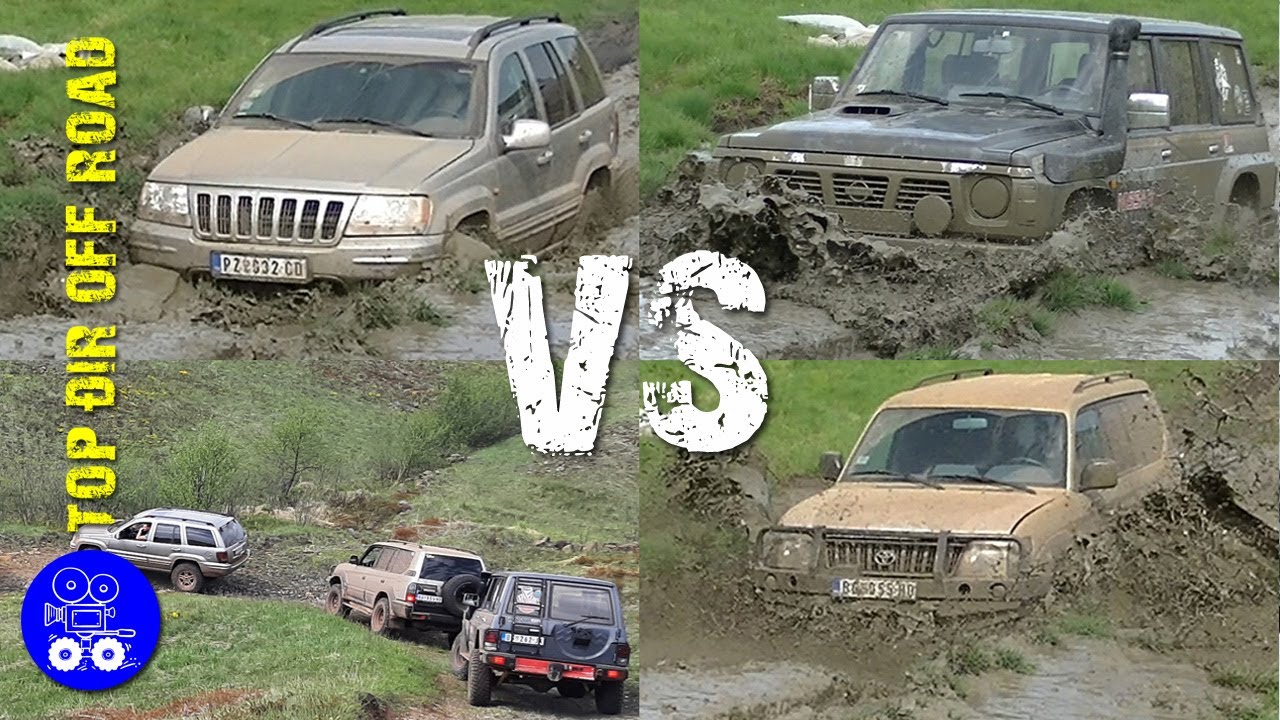 Jeep Grand Cherokee WJ vs Toyota LC95 vs Nissan Patrol Y60