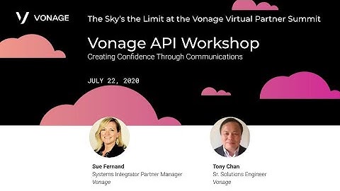 Vonage API Workshop