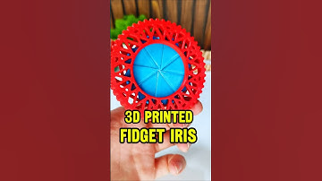 3D Printed Fidget Iris with 8 Sliders Best Mechanic #3dprinted #shorts