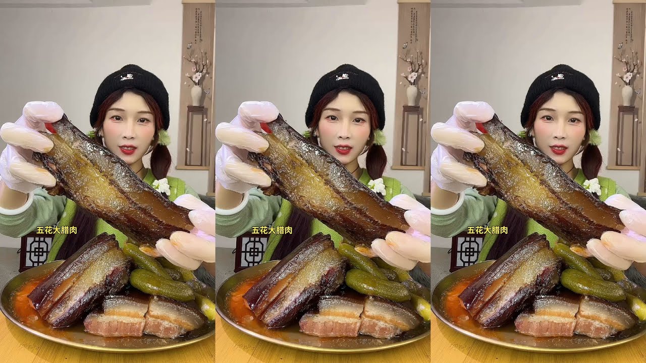 【ASMR】【MUKBANG】 DELICIOUS PORK BELLY 東坡肉 | EATING FOOD SHOW | CHINESE MUKBANG | 食べ | 吃播 LOVE EAT