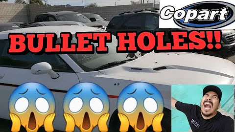 COPART WALK AROUND BULLET HOLES.!!