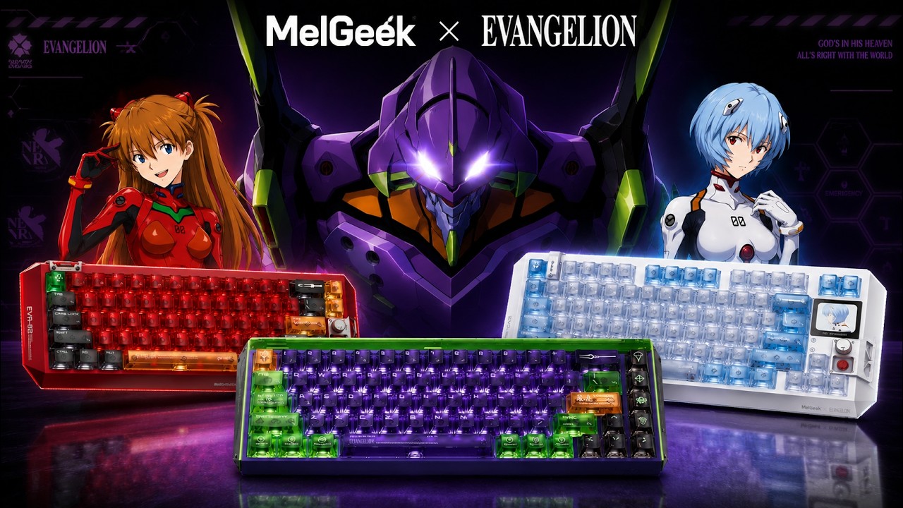 MelGeek × 에반게리온 공식 콜라보 게이밍 키보드 리뷰 | 초호기·레이·아스카 3종 (Made68 Ultra+, Centarui EVANGELION Edition)
