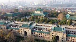 武大航拍 Aerial view of Wuhan University 2019 spring