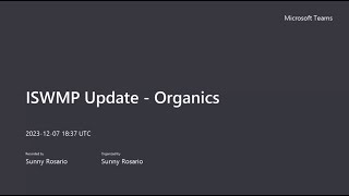 Hawaii Integrated Solid Waste Management Task Force Meeting – December 7, 2023 (Part 1)