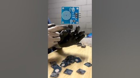 Touch Sensor - Robotics - Zackariya_k #robotics #education #electronics #tech #sensors #touchsensor