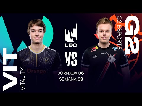 TEAM VITALITY VS G2 ESPORTS | LEC Summer split 2021 | JORNADA 6 | League of Legends