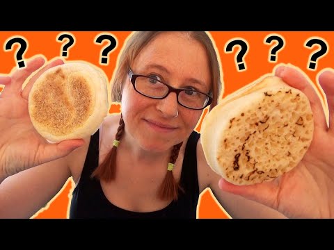 ENGLISH MUFFINS & CRUMPETS: WHAT'S the DIFFERENCE? A British Vlogger Explains.