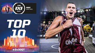 Top 10 Plays | FIBA #3x3OQT 1 2024 | 3x3 Basketball