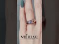 Whitelake. Кольцо с огненным опалом из красного золота (код на сайте 2526)