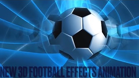 New 3D Footaballs Effects Animation Footage4k(Royalty Free sports motion graphical background)Sports