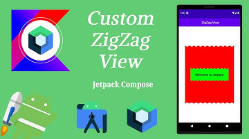 How to Implement ZigZag View in Jetpack Compose | Android | Kotlin | Make it Easy