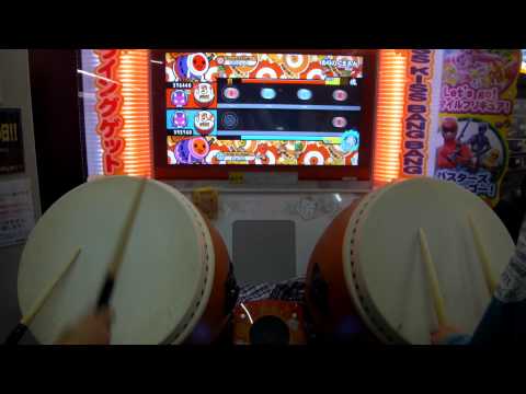 【太鼓の達人(KATSU-DON)】もりのくまさん【ロール対決/全良】