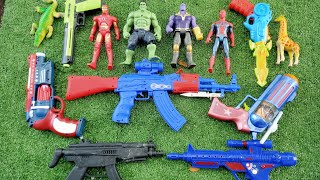 Hunting Tembak Tembakan Spiderman Gun, Capten Amerika Gun, shotgun,Assult Rifle, Ak47, Nerf Shotgun