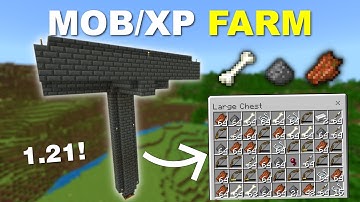Simple Mob/XP Farm for Minecraft 1.21 Bedrock Edition!