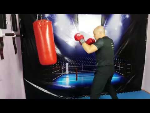 Работа на мешке бокс комбинации