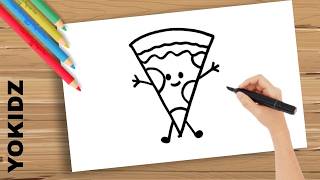 How To Draw Pizza Steve