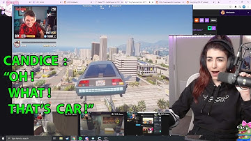 CANDICE Reacts Tony SMOKED Flippy With His NEW CAR | NoPixel GTA RP