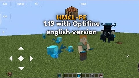 HMCL-PE english version with 1.19 optifine (hello minecraft launcher)