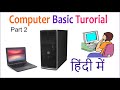 Computer Basic Tutorial In Hindi (Computer | Laptop) Class 2