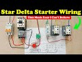 Star Delta Starter Control Wiring Explained Practically @TheElectricalGuy