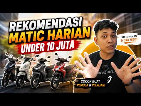 5 MOTOR MATIC SECOND TERBAIK di BAWAH 10 JUTA (HONDA, YAMAHA, SUZUKI) Motor Harian Paling Worth It!