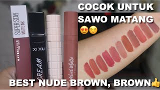 SEMUA WARNA WARDAH EVERY DAY MATTE LIP SHOT | Tahan 8 Jam Nggak Bikin Bibir Kering