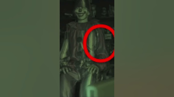 Clown doll caught moving! Possessed by demon.