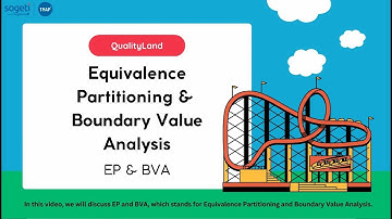 Equivalence Partitioning and Boundary Value Analysis according to TMAP