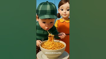 Squid Game AI Noodles ASMR #squidgame #squidgame2 #ai