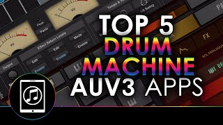 Top 5 Best AUv3 Drum Machine Apps with Demos screenshot 1