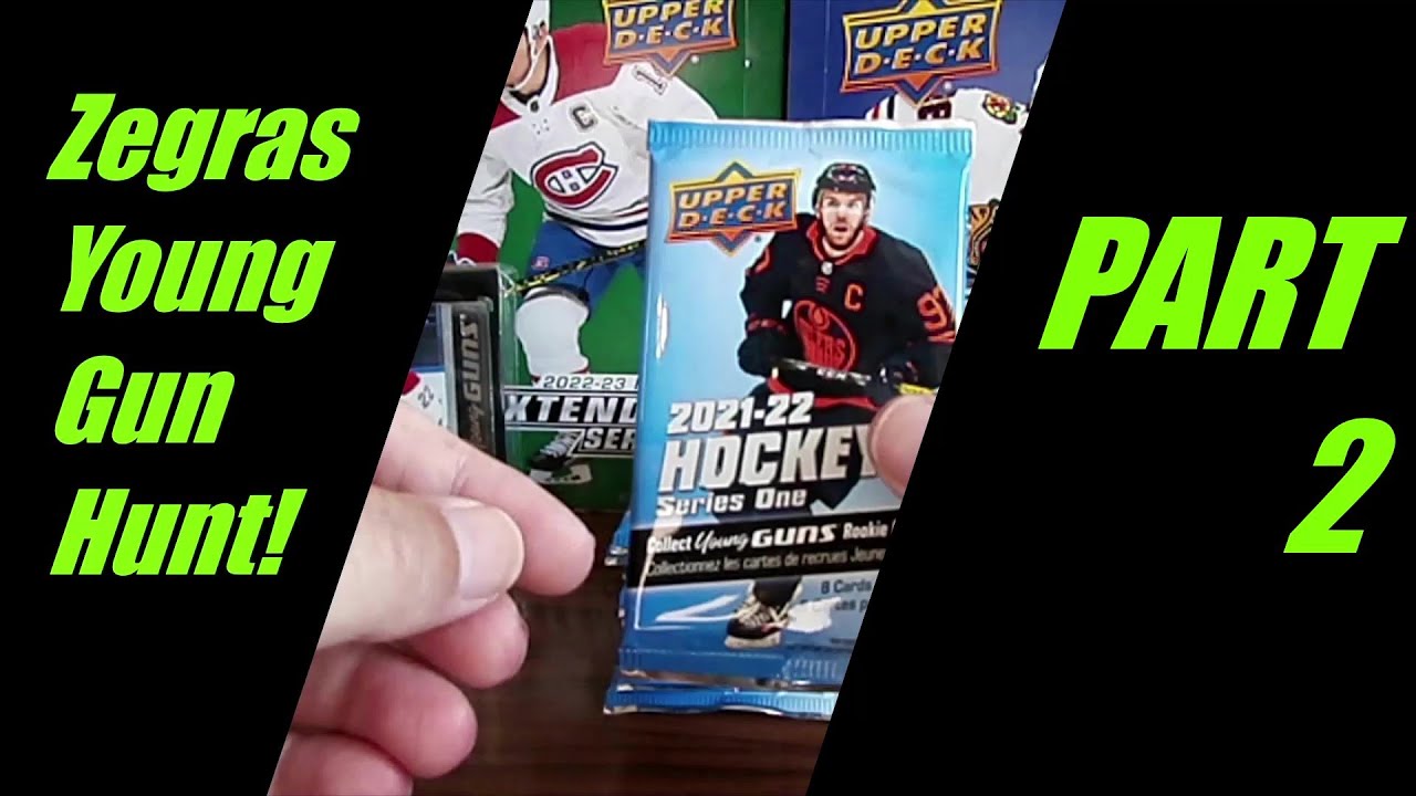 202122 Upper Deck series 1 Hockey Zegras Young Gun Hunt! part 2 YouTube