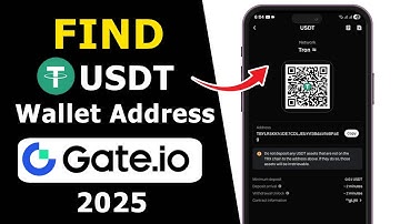 How to Find USDT Wallet Address on Gate.io with QR Code | 2025 Step By Step