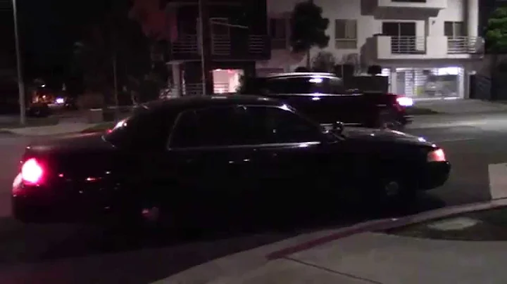 Rare Catch of a News Stringer Crown Vic Leaving a ...