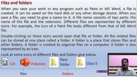 Class 5 Subject   Computer Chap 2 Windows 7 Part 1