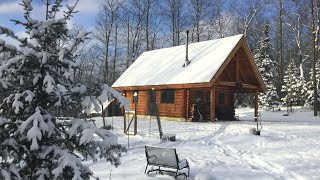 Snow Hits the Homestead, Off Grid Solar Power in Winter, and Arctic Cold Coming. January 2024