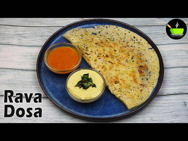 Rava Dosa | Suji ka Dosa | Instant Rava Dosa | Crispy Rava Dosa | Sooji Breakfast Recipes| Breakfast | She Cooks