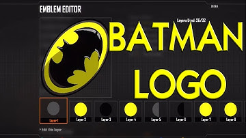 Black Ops 3 - Batman Logo Emblem Tutorial